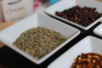spices and herbs, spice, herb, pepper, garlic, mustard, clove, allspice, nutmeg, anise, anise star...