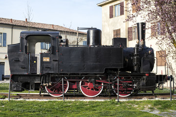 Obraz na płótnie Canvas locomotiva a vapore