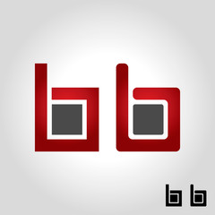 letter b logo, icon and symbol vector illustration