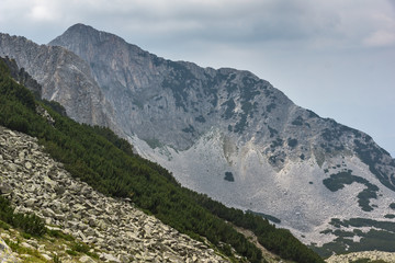 Naklejka premium Amazing view of Cliffs of Sinanitsa peak, Pirin Mountain, Bulgaria