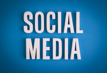 Social Media sign lettering