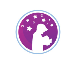 Modern Book Lover Logo - Children Book Fantasy Publisher