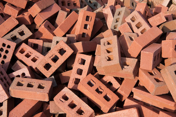 bricks in a pile