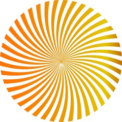 Sun Swirl Sunburst Vector Graphics