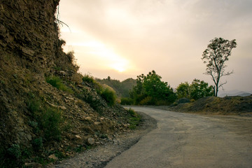 Road to sunset