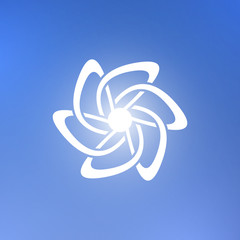 Abstract element for design. Flower.