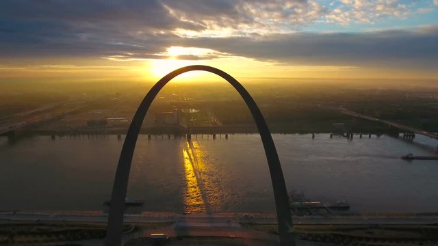 Aerial Missouri St Louis September 2016 4K