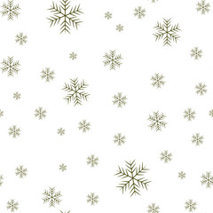 Winter Seamless Snowflake and star seamless Pattern. Vector EPS 10. snowflakes seamless