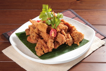 deep fried chicken