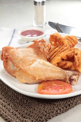 deep fried chicken