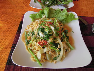 カンボジアの炒麺