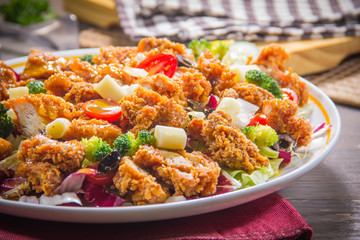 deep fried chicken