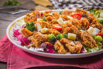 deep fried chicken