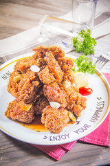 deep fried chicken