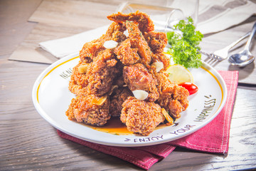 deep fried chicken