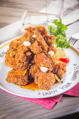 deep fried chicken