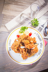 deep fried chicken