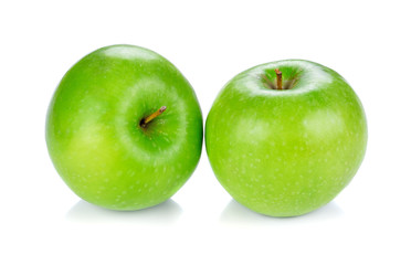 Green apple isolated on white background