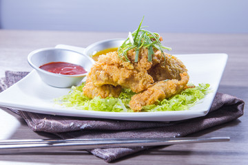 deep fried chicken