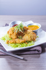 deep fried chicken