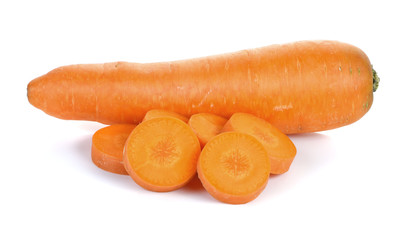 carrots isolated on a white background