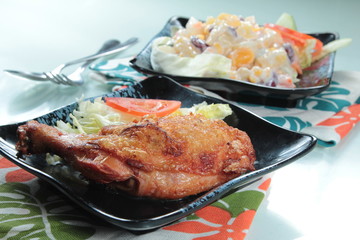 deep fried chicken
