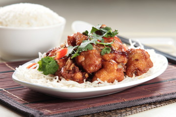 deep fried chicken