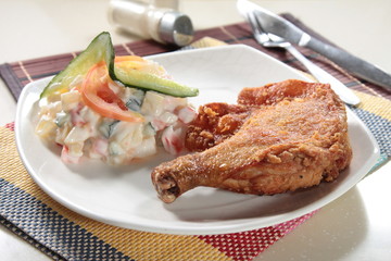 deep fried chicken