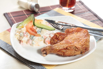 deep fried chicken