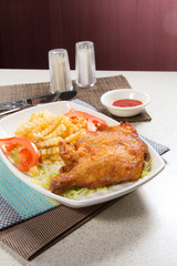 deep fried chicken