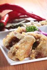 deep fried chicken