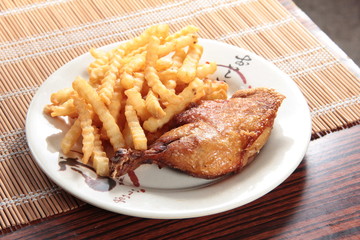 deep fried chicken