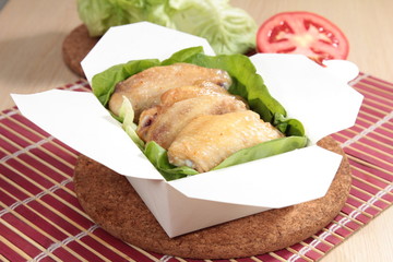 deep fried chicken