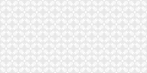 Vector seamless pattern. Grey and white color. Pattern for your projects. Design wallpaper, decoration pattern repeating, pattern for graphic design. Modern stylish texture