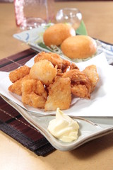 deep fried chicken