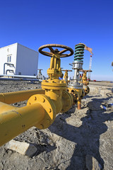 Tube and valve, oil industry equipment