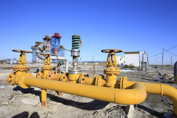 Tube and valve, oil industry equipment