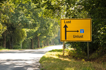 Schild 182 - Lust