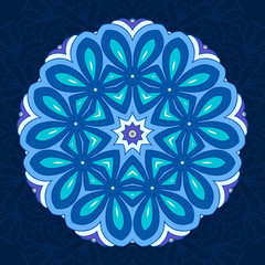 Vector ethnic ornamental element