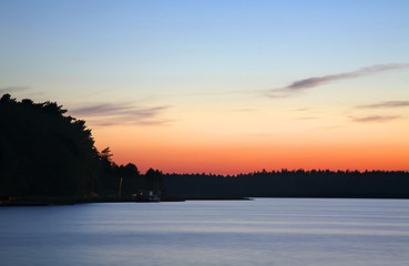 Obrazy  Necko lake in Augustow. Poland