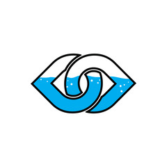 initial letter water liquid theme logotype logo template