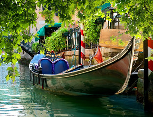 Gondola on water
