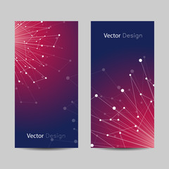 Set of vertical banners