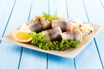 Marinated herring