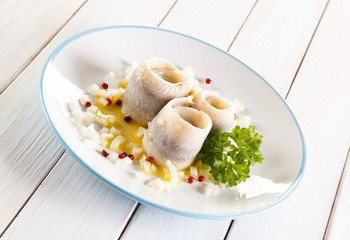 Marinated herring