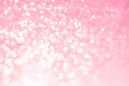 glitter sweet color, pink bokeh soft color filter for abstract background