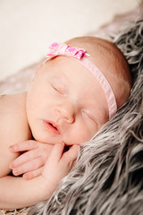 Portrait of a newborn little gril © A_n_d_i_K