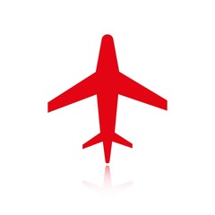 aircraft icon stock vector illustration flat design