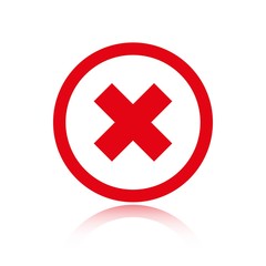 delete icon stock vector illustration flat design