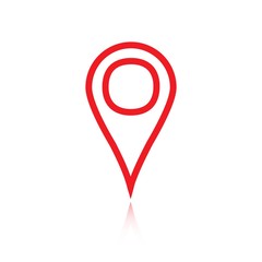 navigation icon stock vector illustration flat design